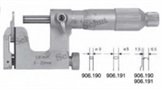 Mikrometr s vyměnitelným dotekem analogový 0-25 mm ETALON