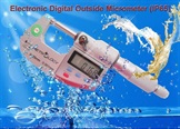 Třmenový mikrometr s rovinnými doteky digitální 75-100 mm IP65 METROLOGY