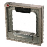 Vodováha strojní rámová 150x150 mm