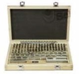 Základní Johansonovy koncové měrky ocelové 122 ks třída přesnosti 0