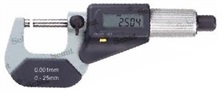 Třmenový mikrometr s rovinnými doteky digitální 75-100 mm