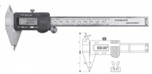 Posuvné měřítko digitální s ostrými hroty 0-300 mm